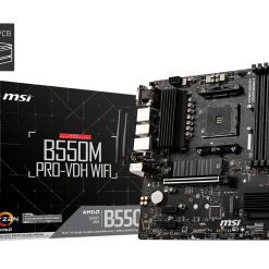 PLACA MADRE MSI B550M-PRO VDH WIFI/BLUETOOTH - AM4
