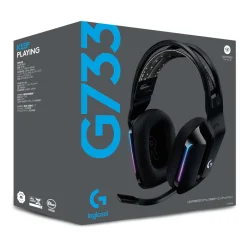 AUDIFONO C/MICROF. WIRELESS LOGITECH G733 RGB LIGHTSPEED BLACK