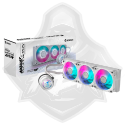 SISTEMA DE REFRIGERACION LÍQUIDA 360MM WHITE ARGB – AORUS WATERFORCE II ICE
