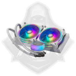 SISTEMA DE REFRIGERACION LÍQUIDA 240MM WHITE ARGB – COOLER MASTER MASTERLIQUID ML240 ILLUSION