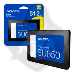 SSD SATA ADATA SU650 512GB / 520MBS – 450MBS