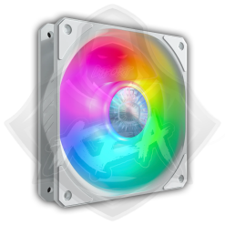COOLER PARA CASE COOLER MASTER SICKLEFLOW ARGB WHITE 120MM