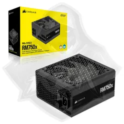 FUENTE DE PODER MODULAR 750W CORSAIR RM750X 80+ GOLD – ATX 3.1 – CYBERNETICS GOLD / A+