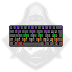 TECLADO MECÁNICO T-DAGGER ARENA RGB SWITCH BROWN